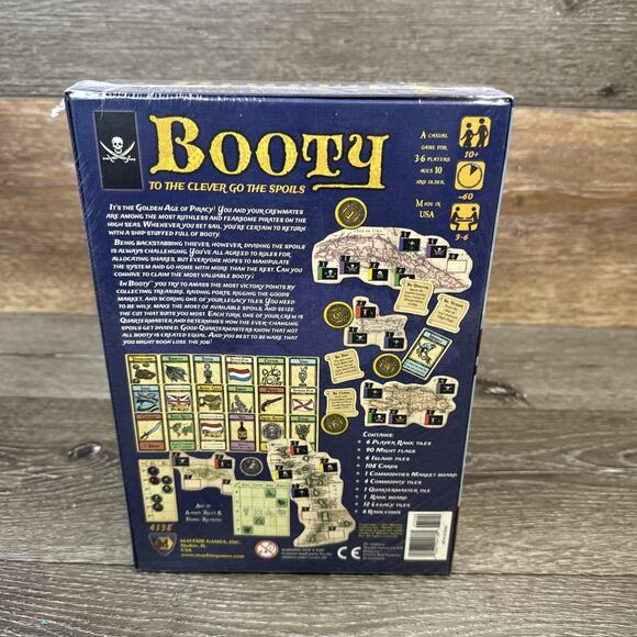 Booty to the Clever go the Spoils - Mayfair Games (2015) ~New Sealed - Picture 4 of 8